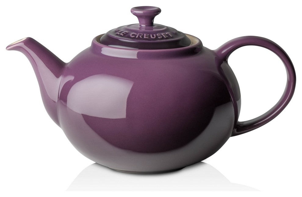 Le Creuset Stoneware Classic Teapot, 1.3 L, Cassis