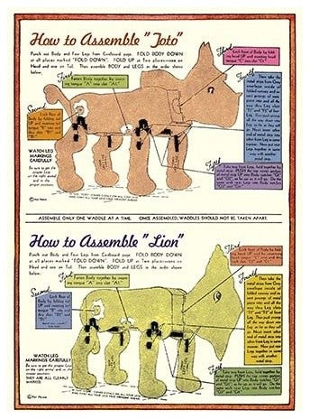 How to Assemble Toto - Canvas Poster 20" x 30"