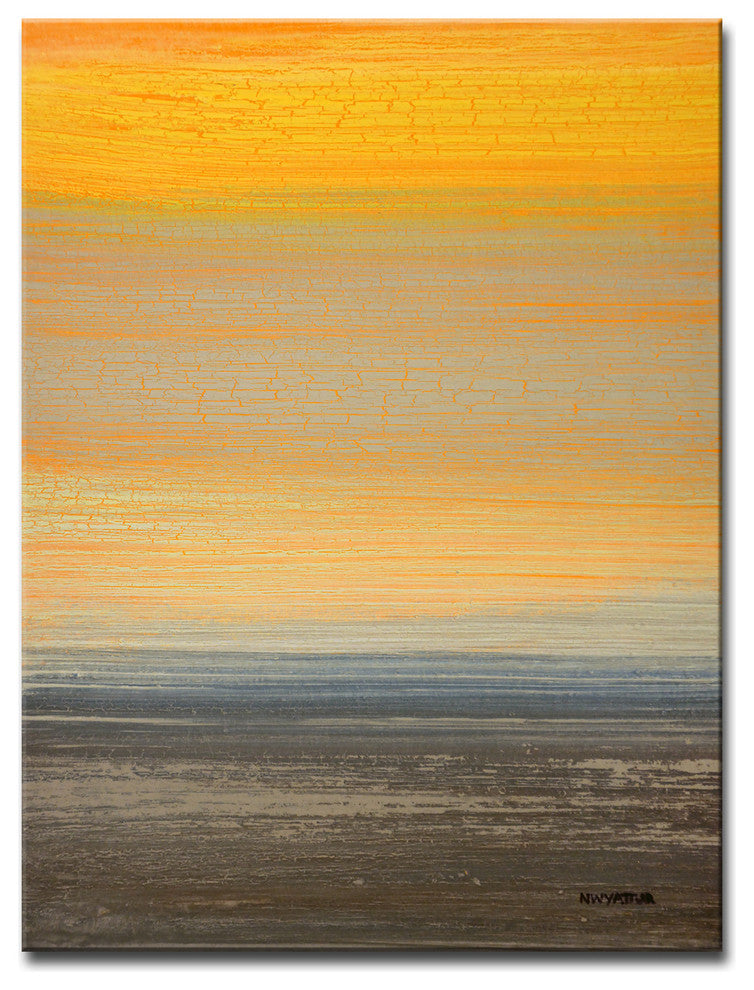 Ready2HangArt Abstract Canvas Art ''Destiny'' by Norman Wyatt, 40"x30"