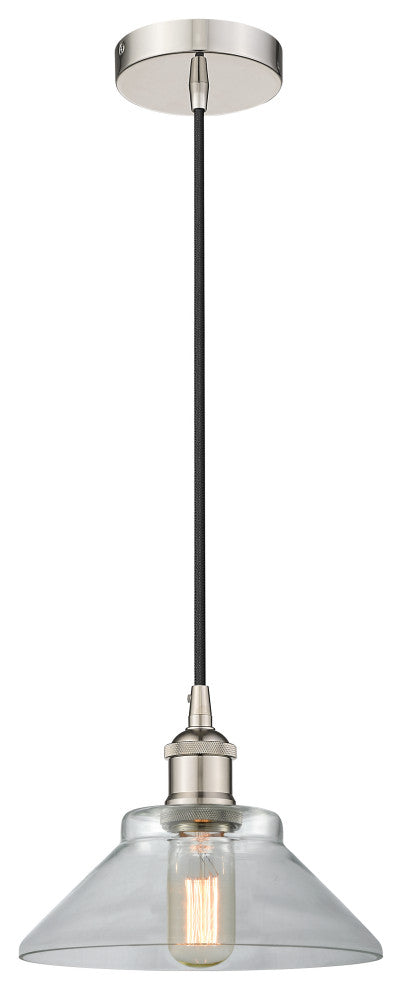Innovations 616-1P-PN-G132 1-Light Mini Pendant, Polished Nickel