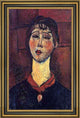 Amedeo Modigliani Madame Dorival - 16" x 24" Framed Premium Canvas Print