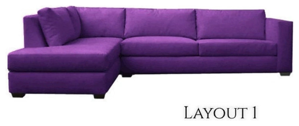 Bentley Chaise Sectional, Track Arm Sectional Sofa, Taper Arm Sofa Chaise