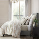 Serenity Modern Jacquard Euro Sham, 27" x 27", Champagne, 1PC