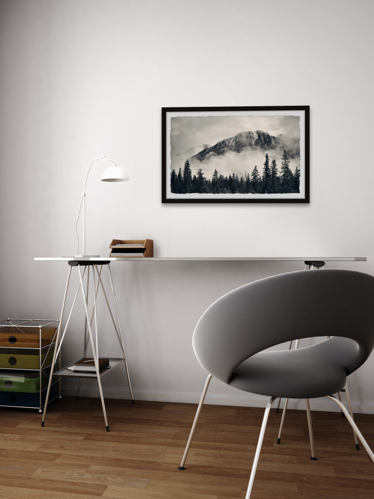 "Rocky Mountain" Framed Painting Print, 12x8