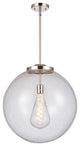 Beacon Pendant, Polished Nickel, Seedy
