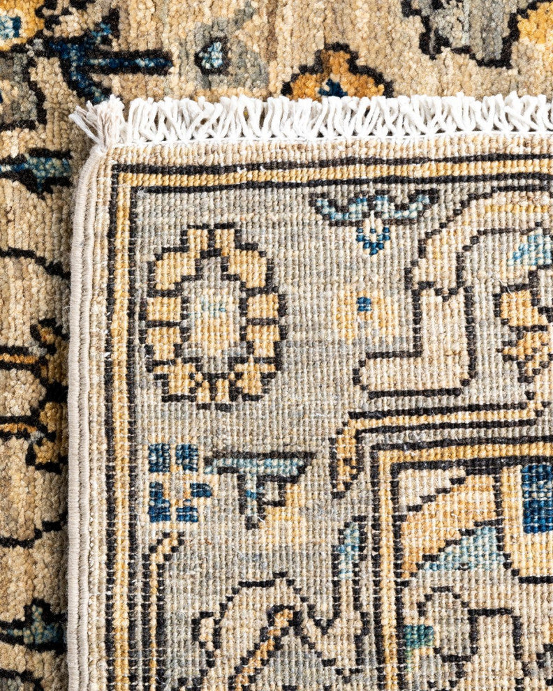 Serapi One-of-a-Kind Hand-Knotted Area Rug Light Gray, 3' 11" x 6' 0"