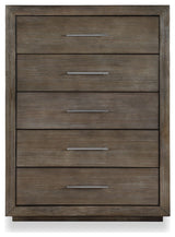 Modus Melbourne Five Drawer Chest in Dark Pine
