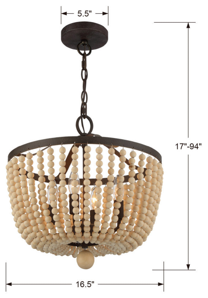 Rylee 4 Light Chandelier