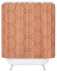 Heather Dutton Glimmer Melon Shower Curtain