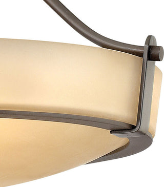 Hinkley Lighting 3220 Hathaway 3 Light 16"W Semi-Flush Bowl - Antique Nickel