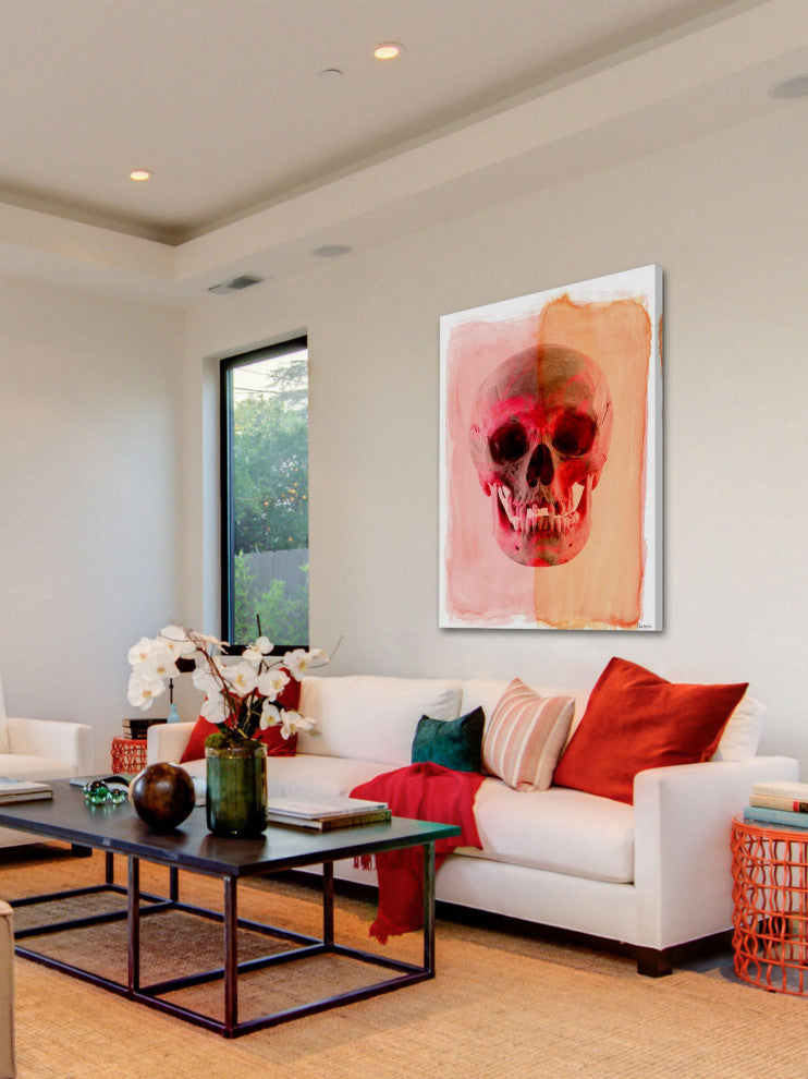 "Skull" Fine Art Canvas Print, 16"x24"