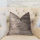 Pretty Oasis Brown Luxury Throw Pillow, 16"x16"