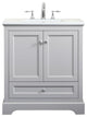 Elegant VF15530GR 30"Single Bathroom Vanity, Gray