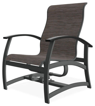 Belle Isle Sling Outdoor Hidden Motion Lounge Chair, James/Graphite
