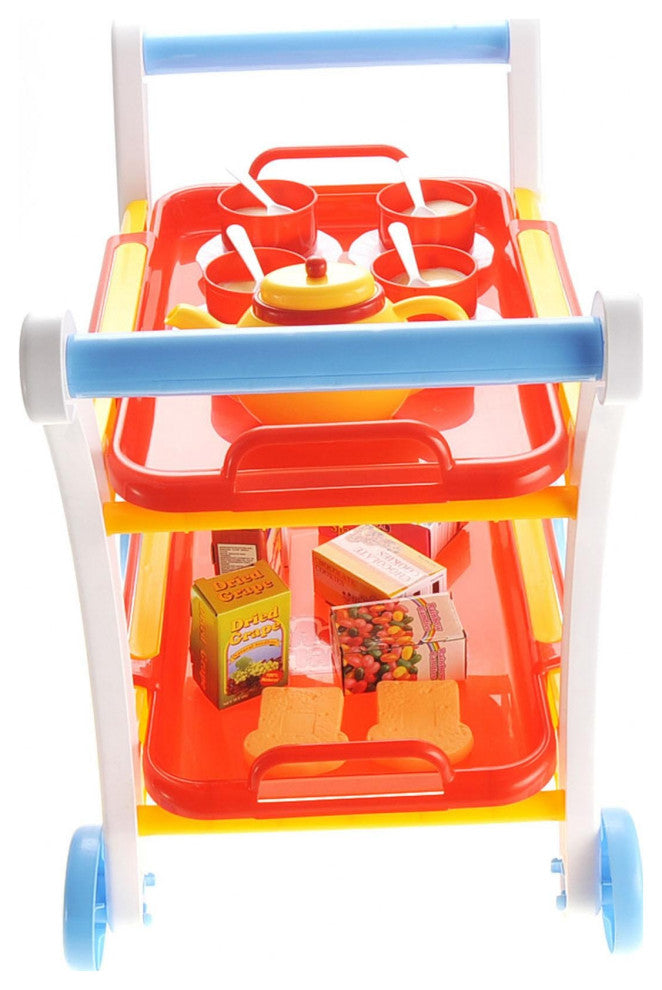 Tea Time Trolley Cart Pretend Play Set