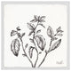 "Mint Leaves" Framed Painting Print, 24x24