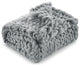 40" X 60" Light Gray Cozy Knit Polyester Throw Blanket