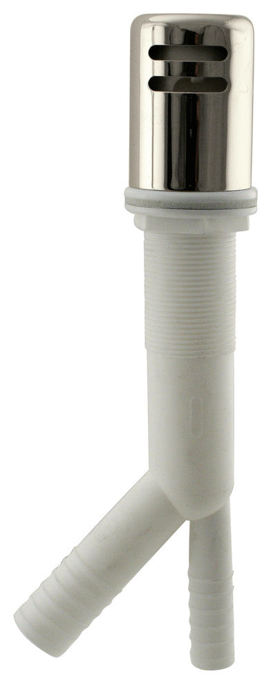 Air Gap Kit With Standard Brass Cap, Polished Brass, Polished Nickel