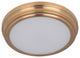 LED 9" Flushmount Pendant in Satin Brass - Craftmade X66 Series X6609-SB-LED