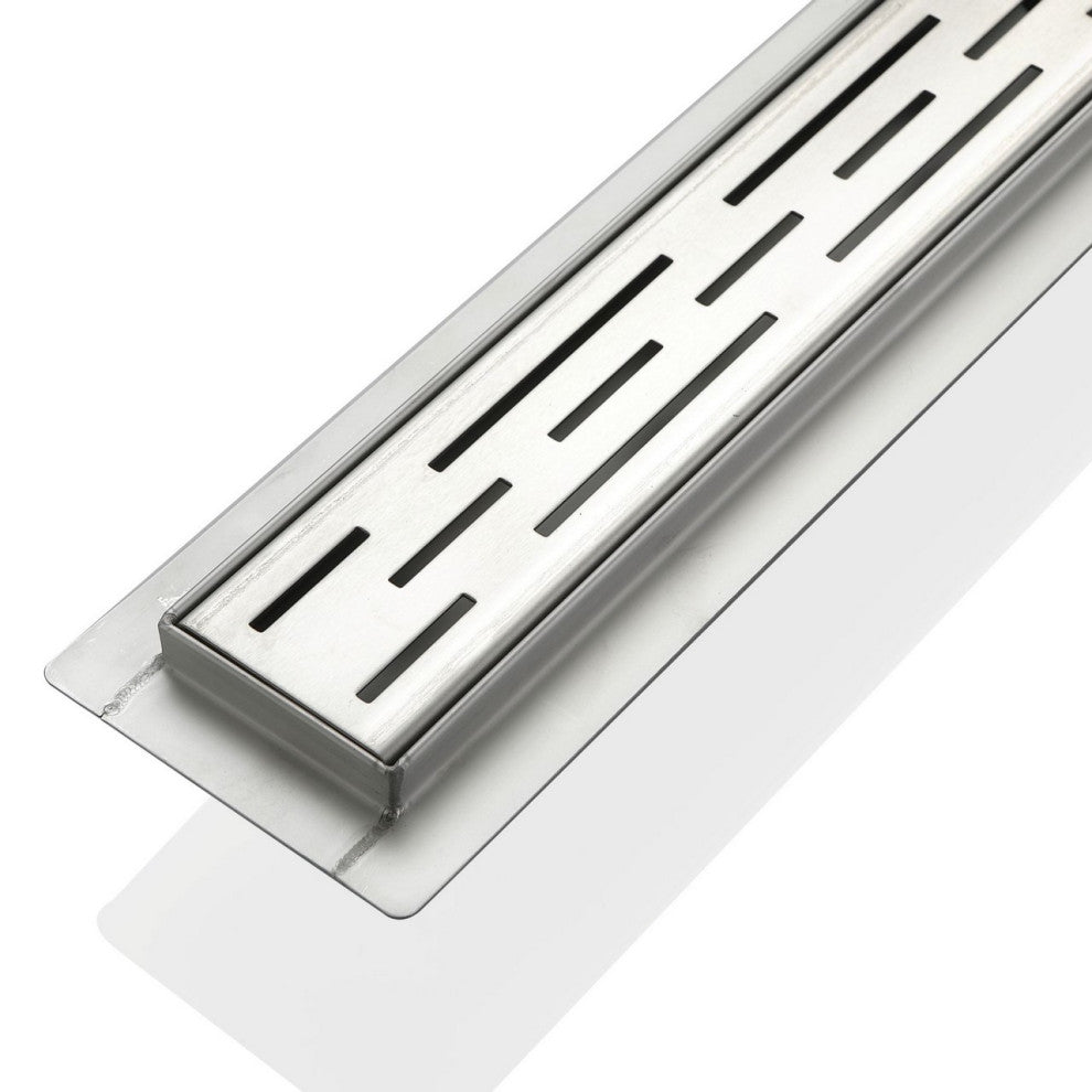 Kube Linear Drain With Linear Grate, 48"