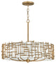 Fredrick Ramond Farrah Medium Drum, Burnished Gold