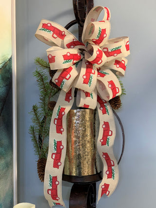 15'' Bow with 22-26'' long tails and wired edges