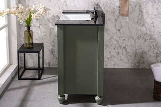 30" Pewter Greensink Vanity Without Faucet