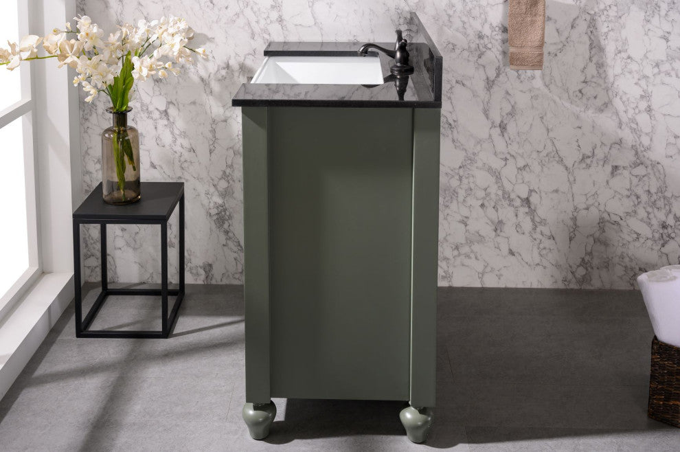 30" Pewter Greensink Vanity Without Faucet