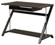 Benzara BM156228 Exquisite Contemporary Computer Desk, Black