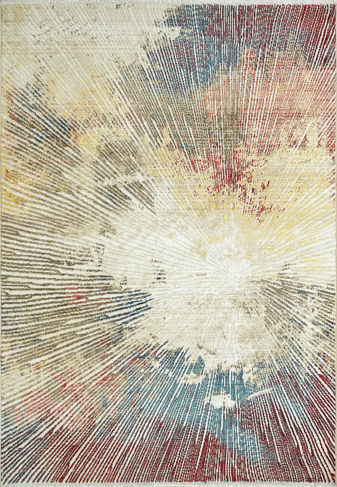 Dynamic Rugs Oxford Area Rug, Cream/Multi, 3.11x5.7