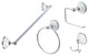 Sure-Loc BT-SET-PH1 Brighton 4 Piece Bathroom Package - Polished Chrome / White
