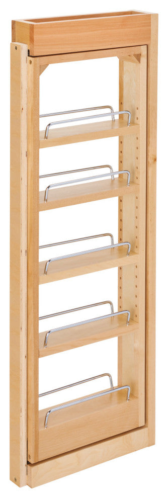 Wood Wall Filler Pull Out for 33" H New Kitchen Applications, 3"W