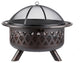 28'' H x 36'' W Iron Wood Burning Outdoor Fire Pit