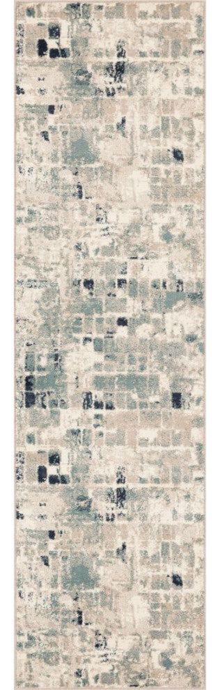 KAS Heritage 9369 Beige/Blue Wonder Area Rug, 2'2"x7'11" Runner