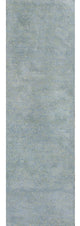 KAS Bliss 1582 Blue Heather Shag Area Rug, 2'3" x 7'6" Runner