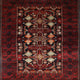 Ahgly Company Indoor Square Mid-Century Modern Area Rugs, 6' Square