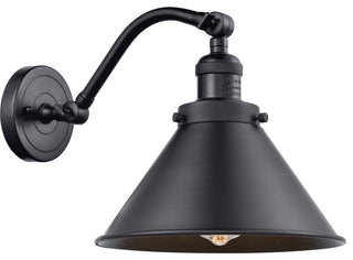 INNOVATIONS LIGHTING 515-1W-BK-M10-BK-LED Briarcliff 1 Light Sconce