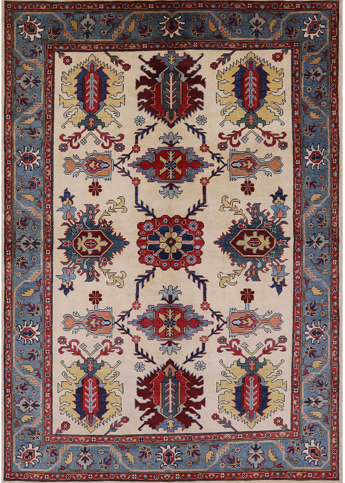Ahgly Company Indoor Rectangle Mid-Century Modern Area Rugs, 7' x 9'