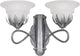 1-Light Antique Silver Interior Sconce