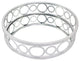 14 X 14 X 4 Silver Classic  Mirror Tray