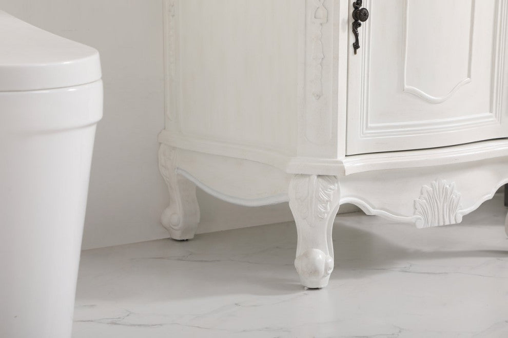 Beth 24" Single Bathroom Vanity, Antique White