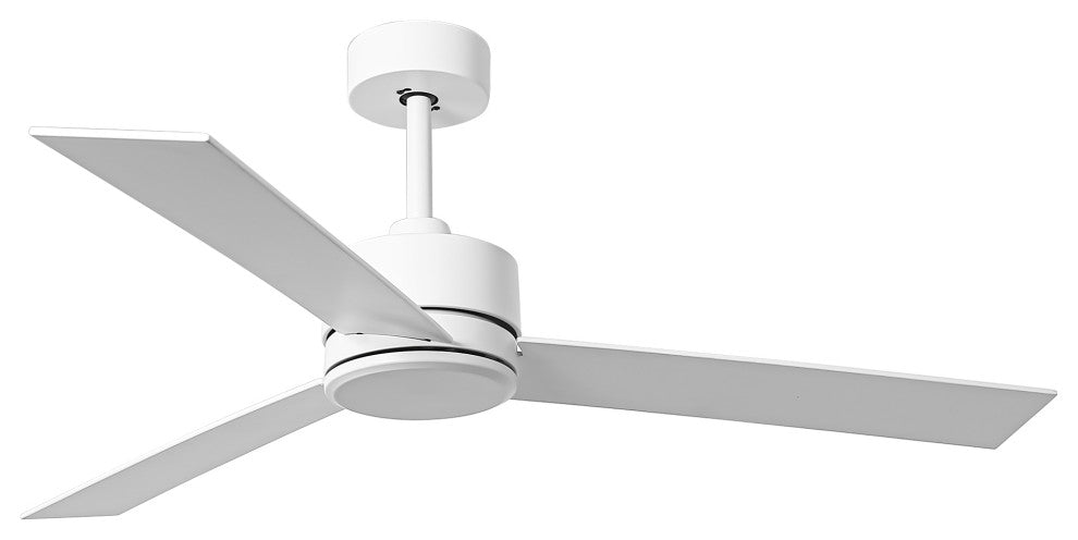 52 in White Modern Ceiling Fan without Light