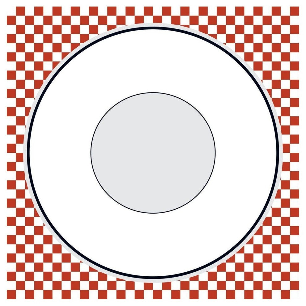 "Mealtime: Picnic - Plate" Digital Paper Print by BG.Studio, 20"x20"