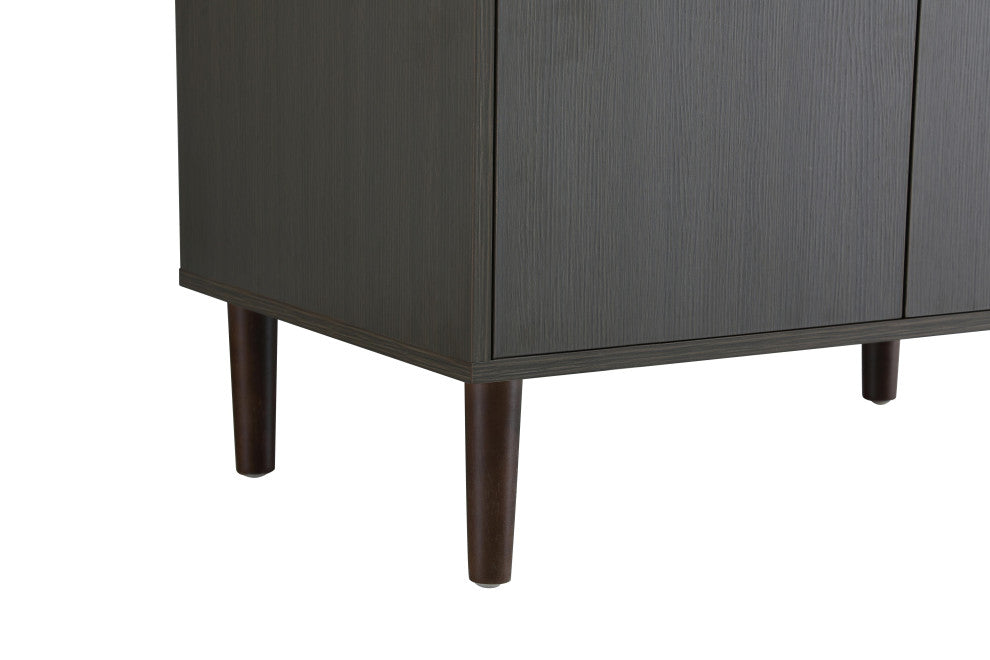 Home Living 30" Single Bathroom Vanity, Mocha Brown