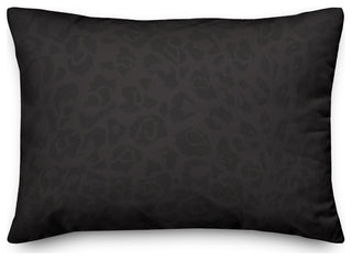 Black Cat Print 14x20 Indoor/Outdoor Pillow