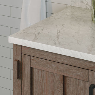 The Betsy Bathroom Vanity, Brown, 54", Single Sink, Freestanding