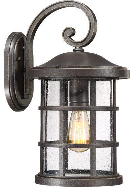 Crusade 1-Light Outdoor Lantern, Palladian Bronze