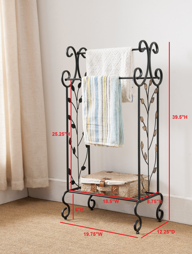 Jermaine Metal Towel Rack Stand