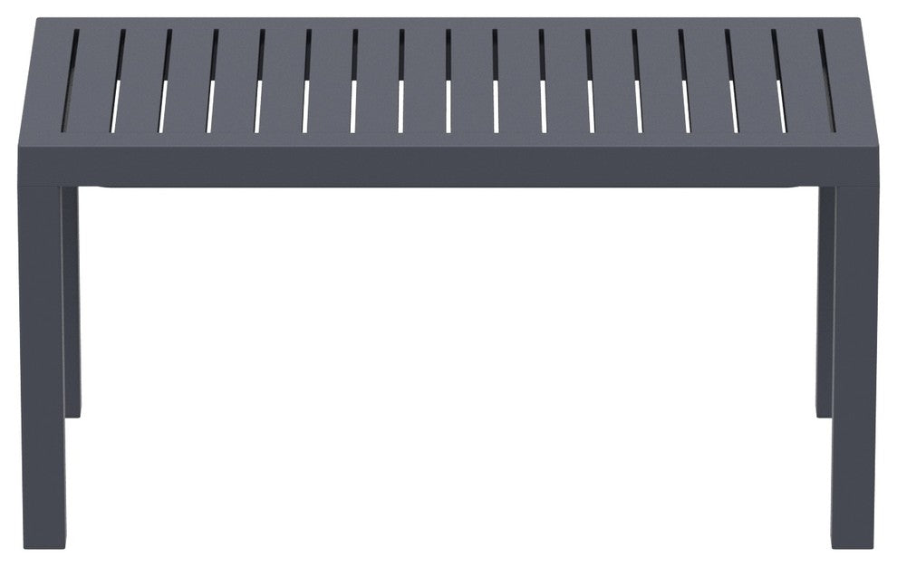 Compamia Ocean Outdoor Coffee Table, Dark Gray