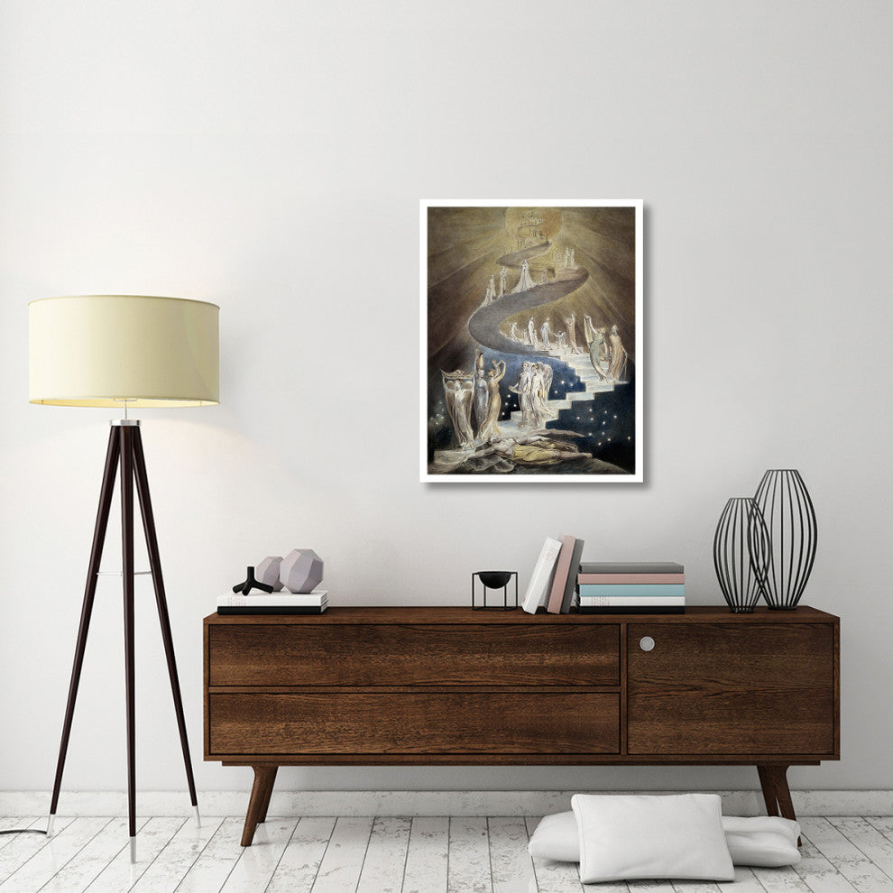 "Jacob's Ladder" Digital Paper Print by William Blake, 30"x38"